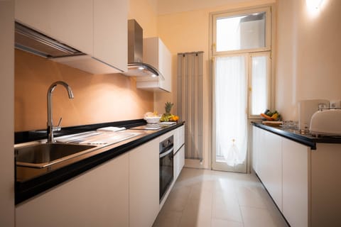 Comfort Apartment | Private kitchen | Fridge, espresso maker, coffee/tea maker, electric kettle