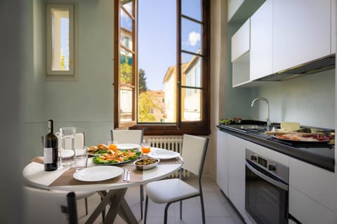 Comfort Apartment | Private kitchen | Fridge, espresso maker, coffee/tea maker, electric kettle