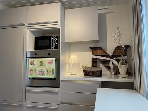 Shared fridge, microwave