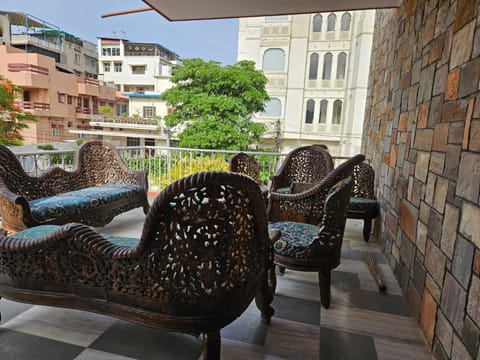 Family Double Room, City View | Terrace/patio