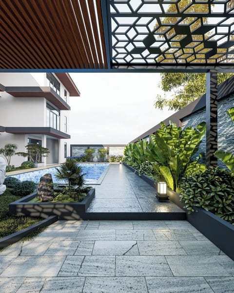 Outdoor pool