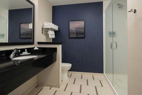 Designer toiletries, towels