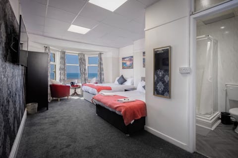 Family Quadruple Room, Beach View | Iron/ironing board