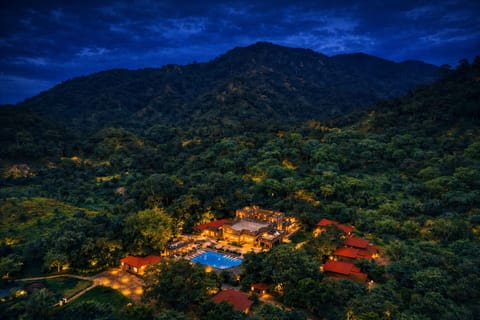 Front of property - evening/night