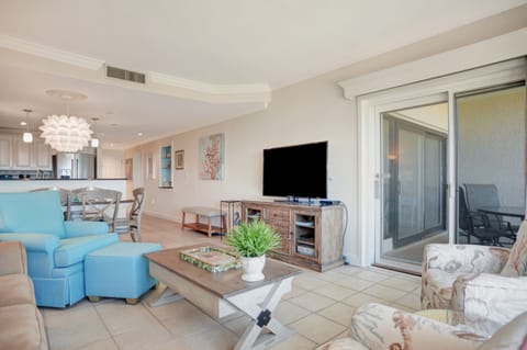 Villa, Multiple Beds, Kitchen (1829 Beachside Tennis) | Living area | 42-inch flat-screen TV with digital channels