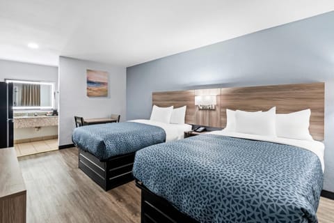 Standard Double Room, 2 Double Beds, Non Smoking (Efficiency) | Memory foam beds, desk, free WiFi, bed sheets