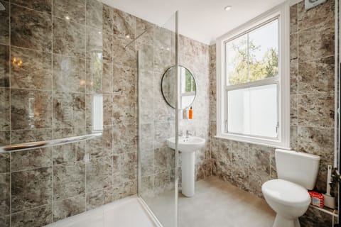 Superior Double Room, City View | Bathroom | Shower, hair dryer, towels, soap