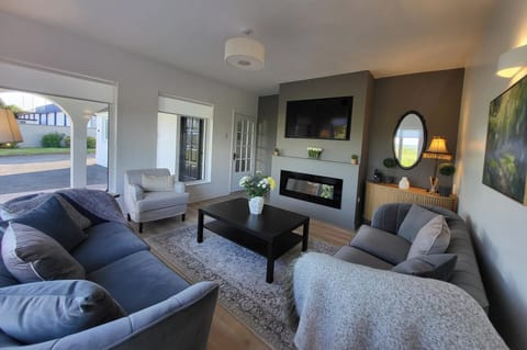 House | Living area | Fireplace