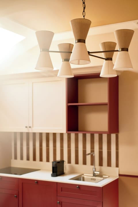 Appartamento Grand, 2 camere da letto | Private kitchen | Fridge, microwave, stovetop, espresso maker