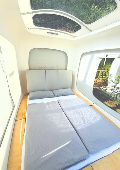 1 bedroom, individually decorated, bed sheets