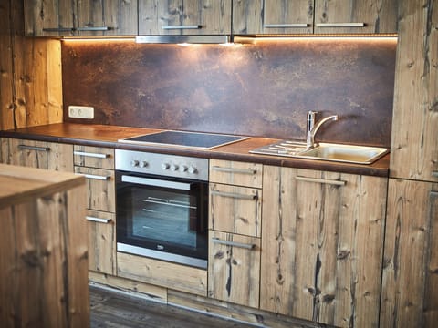 Classic House, Mountain View | Private kitchen | Electric kettle, highchair