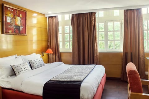 Deluxe Double Room, City View | Desk, laptop workspace, free WiFi