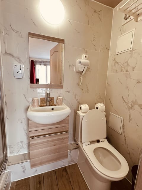 Double Room | Bathroom | Shower, free toiletries, hair dryer, towels