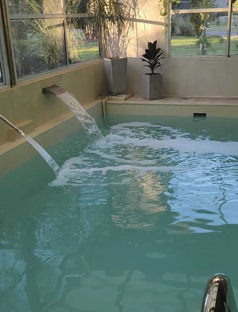 Indoor pool, seasonal outdoor pool