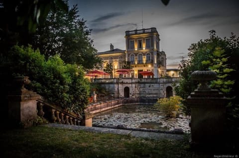 Front of property - evening/night