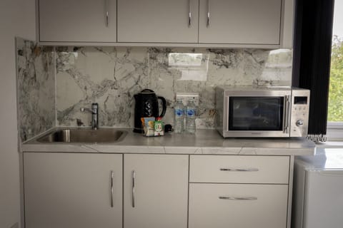 Superior Studio Suite, Patio, Garden View | Blackout drapes, iron/ironing board, free WiFi, bed sheets