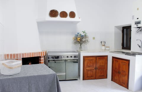 Classic House, Balcony, Hill View | Private kitchen | Espresso maker, toaster, cleaning supplies, freezer