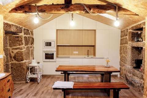 Family House, Garden View | Private kitchen | Espresso maker, toaster, cleaning supplies, freezer