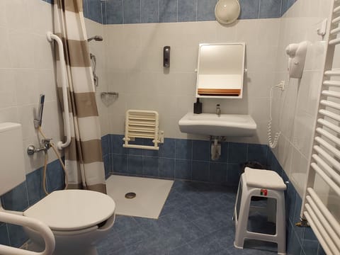 Basic Room | Bathroom | Shower, hair dryer, towels, soap
