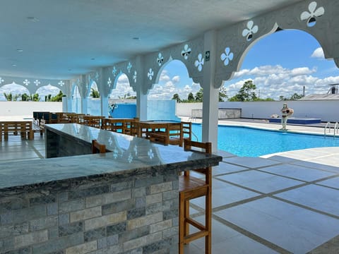 2 outdoor pools, sun loungers