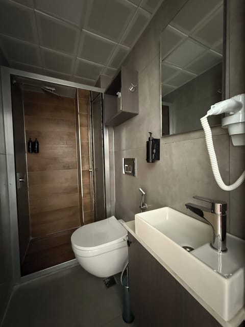 Towels, soap, toilet paper