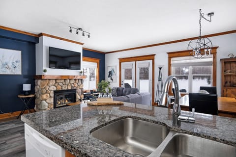 Condo, Patio, Garden View | Private kitchen | Full-size fridge, microwave, oven, stovetop