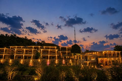 Front of property - evening/night