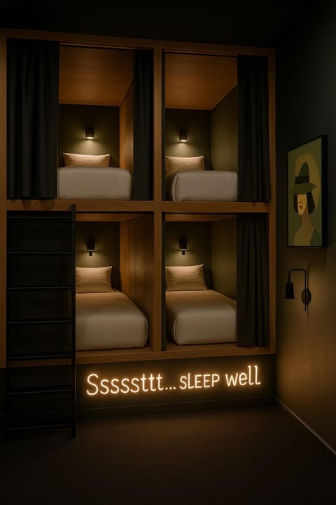 Single Pod | Down comforters, bed sheets