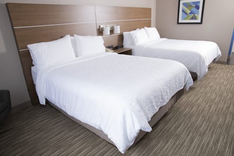 Standard Room, 2 Queen Beds | In-room safe, desk, blackout drapes, iron/ironing board