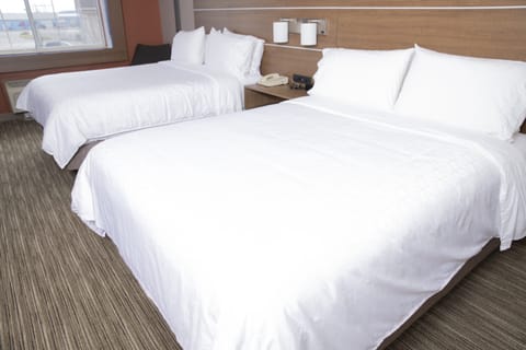 Standard Room, 2 Queen Beds | In-room safe, desk, blackout drapes, iron/ironing board