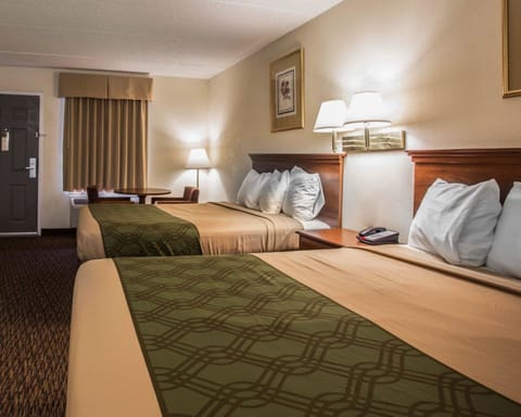 Blackout drapes, iron/ironing board, rollaway beds, free WiFi