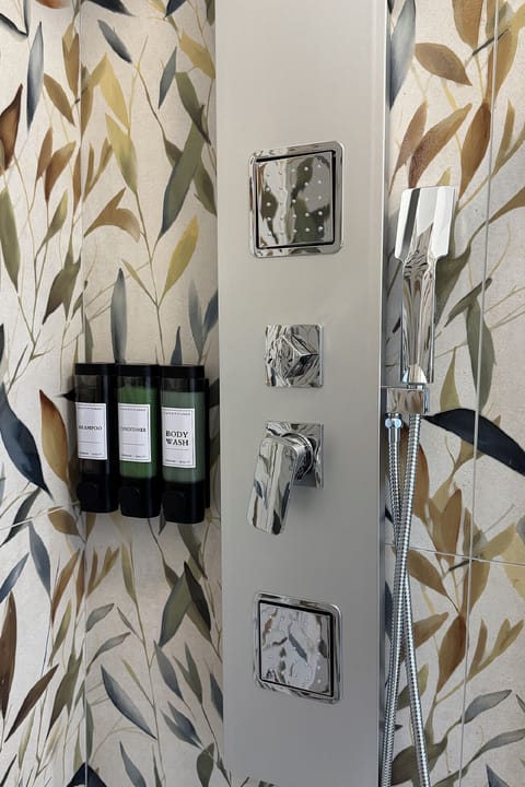 Deluxe Double Room, 1 Queen Bed, Non Smoking, Private Bathroom | Bathroom | Shower, free toiletries, hair dryer, towels