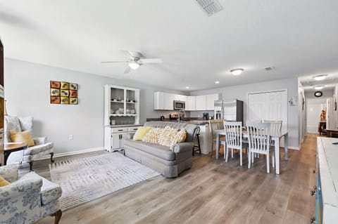 House, Multiple Beds, Kitchen, Garden View (Ocean Blue Haven) | Living area | 42-inch flat-screen TV with digital channels