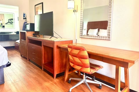 Blackout drapes, iron/ironing board, free WiFi, bed sheets