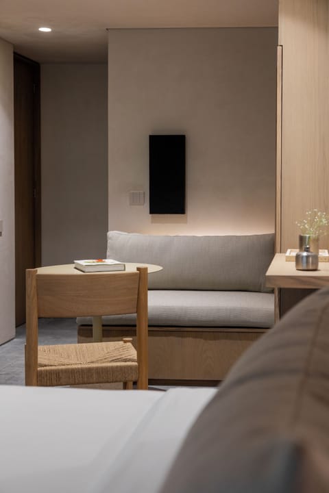 Signature Studio Suite, 1 King Bed | Living area | 50-inch Smart TV with digital channels, streaming services