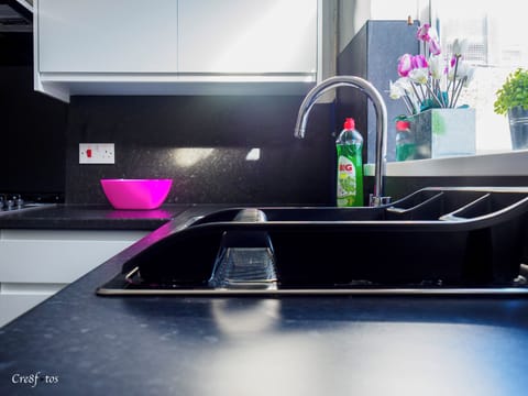 Shared fridge, microwave