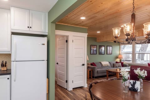 House (2 Bedrooms) | Living area | TV, fireplace