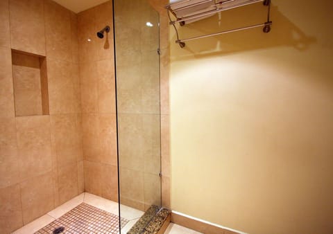 Deluxe Room | Bathroom | Shower, rainfall showerhead, free toiletries, hair dryer