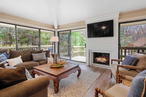 Condo, Multiple Beds, Patio, Garden View (All Decked Out at Abbey Springs) | Living area | 42-inch flat-screen TV with digital channels