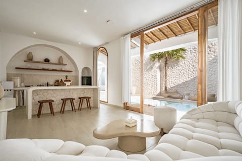 Luxury Villa, 2 Bedrooms, Patio, Pool View | Living room