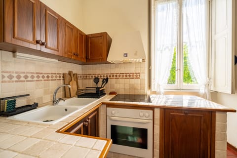 Apartment, 2 Bedrooms, Patio, Lake View | Private kitchen | Fridge, microwave, stovetop, espresso maker