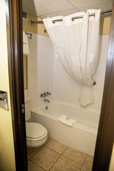 Deluxe Single Room | Bathroom | Hair dryer, towels, soap, shampoo