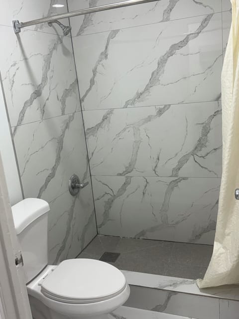 Towels, soap, shampoo