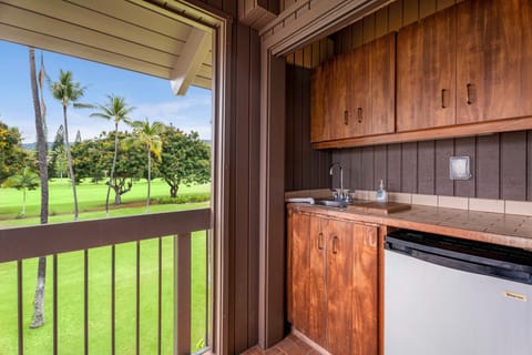 Condo, Multiple Beds, Lanai, Ocean View (Kanaloa at Keauhou 405) | Private kitchen | Dining tables