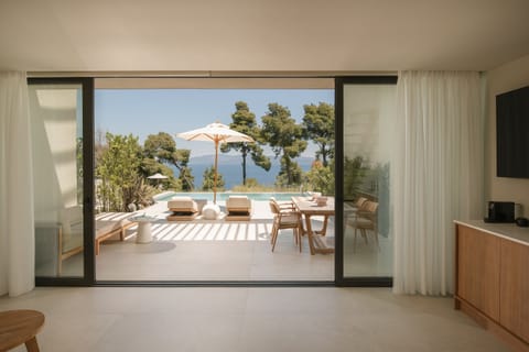 Maisonette Sea View with Private Pool | Terrace/patio