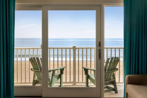 Premier Room, Oceanfront (2 Double Beds & 1 Sofa Bed) | Desk, blackout drapes, iron/ironing board, free cribs/infant beds