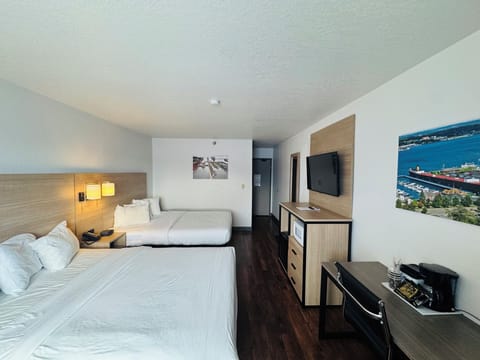 Room, 2 Queen Beds, Non Smoking | Laptop workspace, blackout drapes, free cribs/infant beds, free WiFi