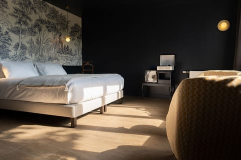 Double or Twin Room, Garden View | Egyptian cotton sheets, premium bedding, individually decorated