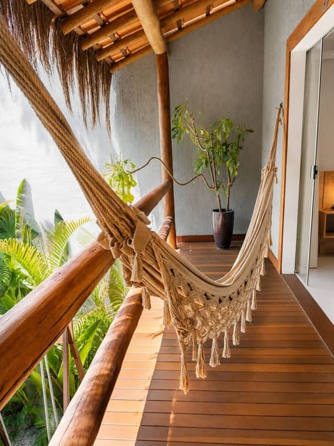Estúdio Triplo Com Vista para o Jardim | Lanai