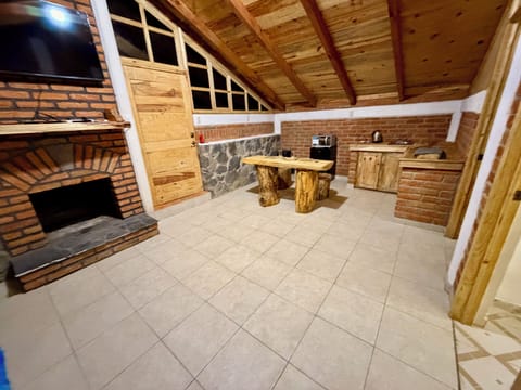 Family Cabin, Patio, Mountain View | Dining room